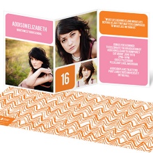 Favorite Moments Remembered -- Tri fold Graduation Announcements