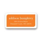 Unique Edging -- Graduation Address Label