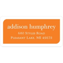 Unique Edging -- Graduation Address Label