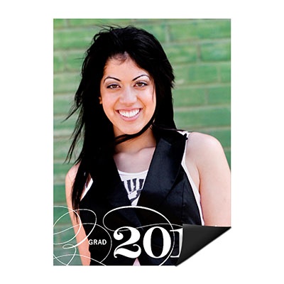 Sophisticated Student -- Graduation Photo Magnets