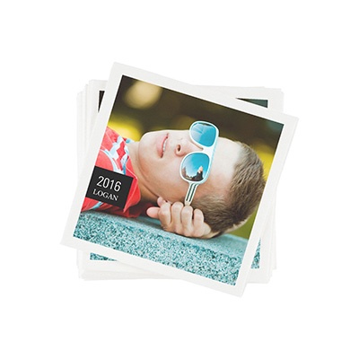 Color Block -- Personalized Graduation Napkins