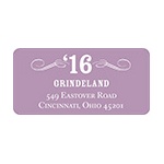 Trendy Twining -- Horizontal Graduation Address Labels