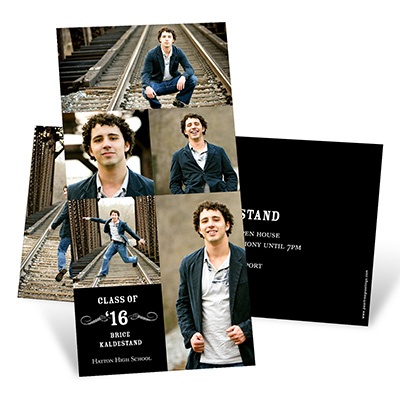 Looking to the Future -- Vertical Graduation Party Invitation