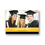 Classic Border -- Photo Graduation Thank You Card