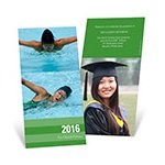 Stunning Stripes -- Vertical Graduation Announcements