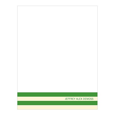 Distinct Stripes -- Graduation Thank You Card