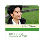 Distinct Stripes --  Graduation Address Label