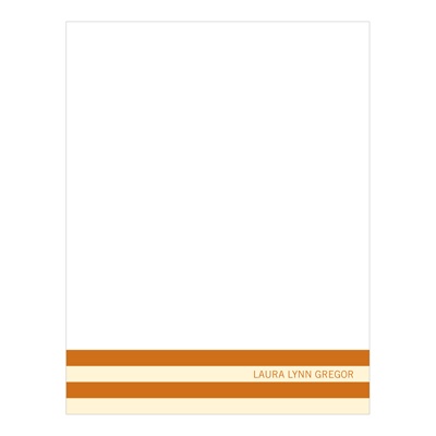 Distinct Stripes -- Graduation Thank You Card
