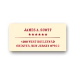 Starring the Grad -- Graduation Address Labels