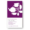 Tea Time -- Tea Party Bridal Shower Invitations