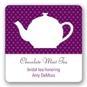 Tea Time -- Wedding Favor Stickers