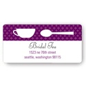 Tea Time -- Bridal Shower Address Labels