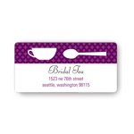 Tea Time -- Bridal Shower Address Labels