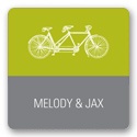 Built for Two in Green --  Wedding Favor Stickers