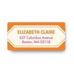 Sweet Symmetry -- Bridal Shower Address Labels