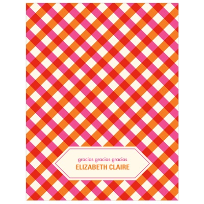 Checkered Bliss -- Personalized Bridal Shower Thank You Notes