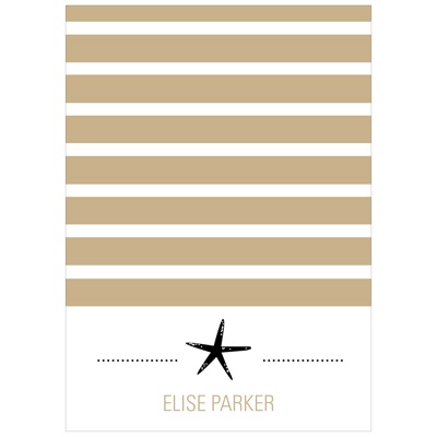 Wedded Life's a Beach -- Bridal Shower Thank You Cards