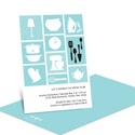 All Things Kitchen in Blue -- Kitchen Bridal Shower Invitations