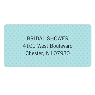 Bridal Shower  on Something Blue    Bridal Shower Address Labels   Pear Tree Greetings