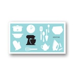 All Things Kitchen in Blue -- Bridal Shower Thank You Notes