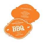 Bridal BBQ -- Couples Bridal Shower Invitations