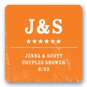 Stars Align -- Wedding Favor Stickers