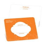 Stars Align -- Modern Wedding Thank You Postcards