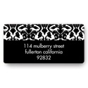 Bold Damask -- Bridal Shower Address Labels