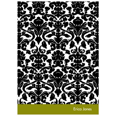 Bold Damask -- Bridal Shower Thank You Cards