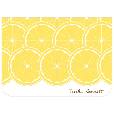 Sweet Lemon Slices -- Bridal Shower Thank You Notes