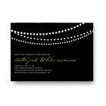 Trendy Light Show -- Rehearsal Dinner Party Invitations