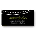 Trendy Light Show -- Wedding Return Address Label