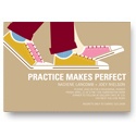 Perfect Strides -- Cute Rehearsal Dinner Invitations
