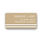 Crisp Stripe -- Wedding Address Label