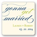 Sweet Calligraphy -- Wedding Favor Stickers