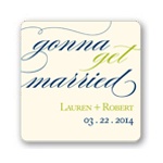 Sweet Calligraphy -- Wedding Favor Stickers