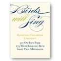 Sweet Calligraphy -- Reception Cards