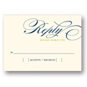 Sweet Calligraphy-- Wedding Reply Cards