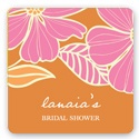 Tropical Twist -- Wedding Favor Stickers