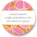 Tropical Twist -- Bridal Shower Address Labels