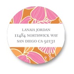 Tropical Twist -- Bridal Shower Address Labels