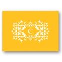 Monogram Vines -- Bridal Shower Thank You Cards