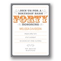 The Big 4-0 -- 40th Birthday Party Invitations