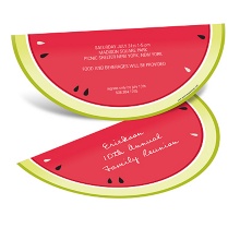 Wet 'N Wild Watermelon -- Summer Party Invitations