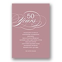 Classy Script  and Colorful -- Anniversary Party Invitations