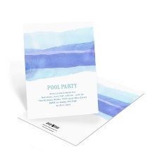 Water Colors -- Pool Party Invitations