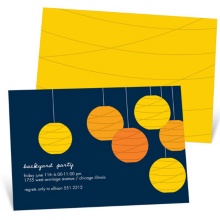 Glowing Affair -- Backyard Party Invitations