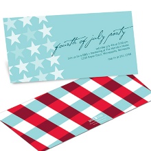 Stars and Stripes -- 4th of July Party Invitations
