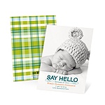Hello Baby Boy -- Photo Vintage Baby Announcements