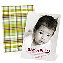 Hello Baby Girl -- Photo Vintage Baby Announcements